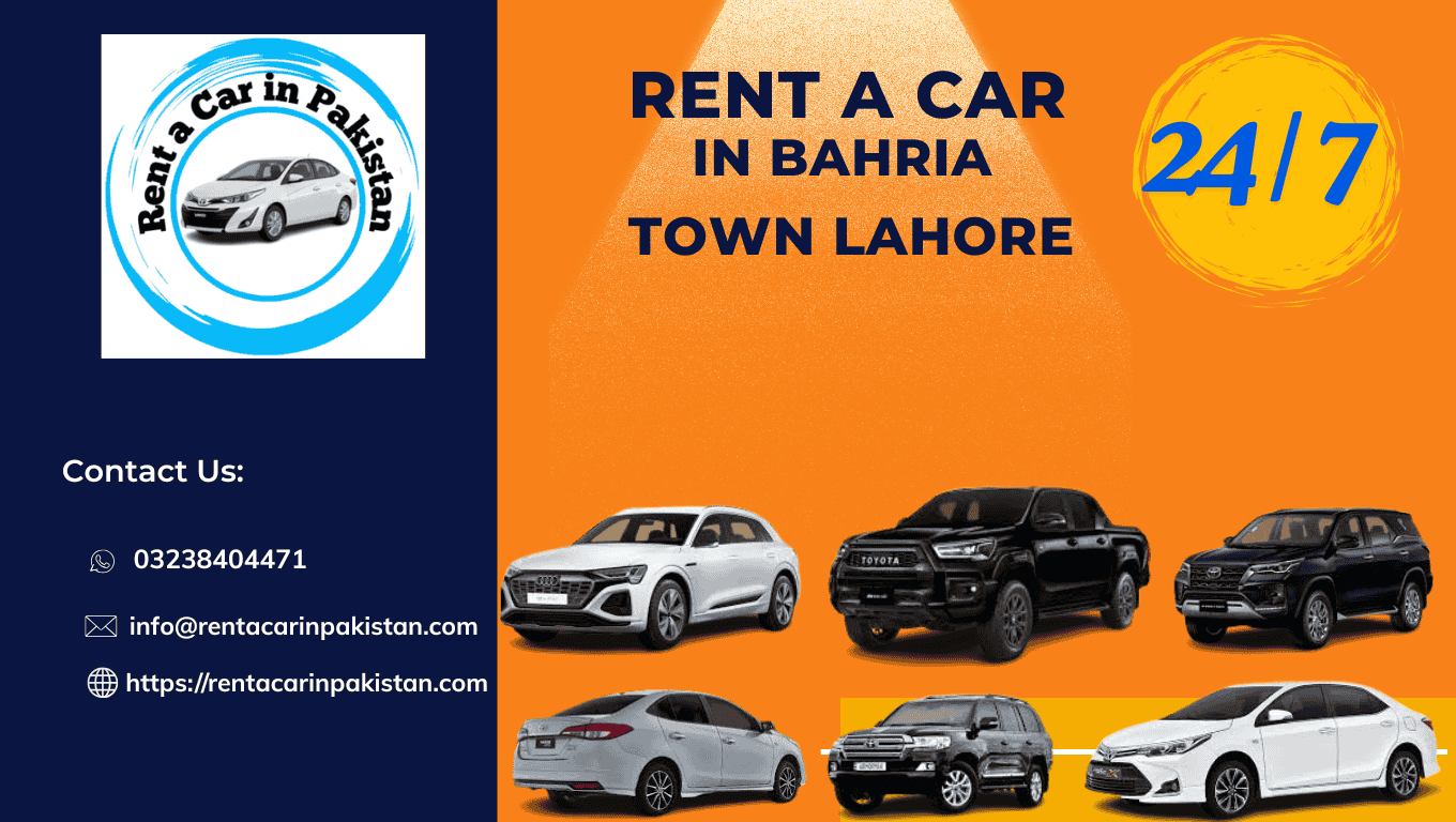 Car Rental in Bahria Town Lahore